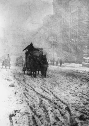 New York, Fifth Avenue / Snow Flurry